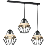 Milagro MLP5525 Висяща лампа CLIFF BLACK 3xE27
