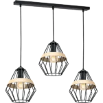 Milagro MLP5525 Висяща лампа CLIFF BLACK 3xE27