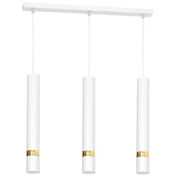 Milagro MLP6082 Висяща лампа JOKER WHITE/GOLD 3xGU10