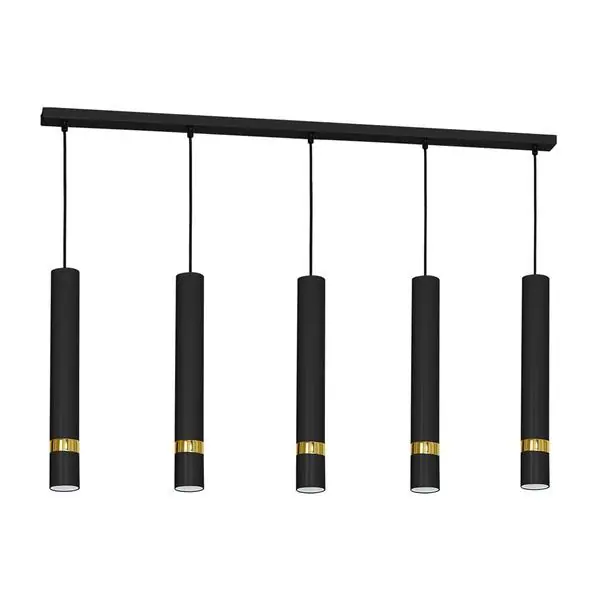 Milagro MLP6121 Висяща лампа JOKER BLACK/GOLD 5xGU10