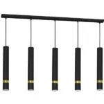 Milagro MLP6121 Висяща лампа JOKER BLACK/GOLD 5xGU10