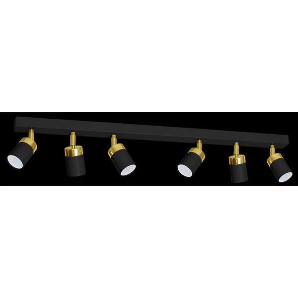 Milagro MLP6126 Плафон JOKER BLACK/GOLD 6xGU10