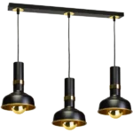 Milagro MLP6210 Висяща лампа MARGO BLACK/GOLD 3xE27