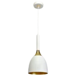 Milagro MLP6219 Висяща лампа CLARK WHITE/GOLD 1xE27