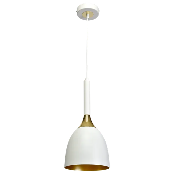 Milagro MLP6219 Висяща лампа CLARK WHITE/GOLD 1xE27