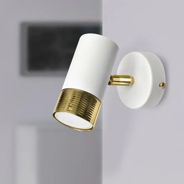 Milagro MLP6233 DANI WHITE/GOLD аплик 1xGU10