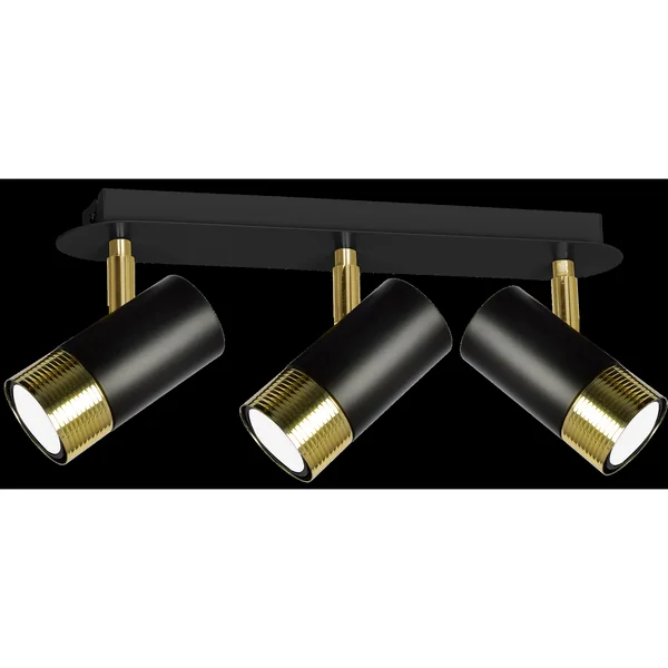 Milagro MLP6238 DANI BLACK/GOLD 3xGU10 Плафониера