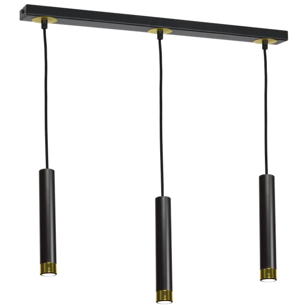 Milagro MLP6240 Висяща лампа DANI BLACK/GOLD 3xGU10