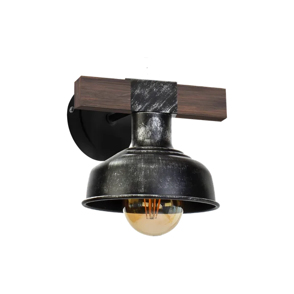 Milagro MLP6241 FARO BLACK/WOOD аплик 1xE27 60W