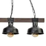 Milagro MLP6243 Висяща лампа FARO BLACK/WOOD 3xE27