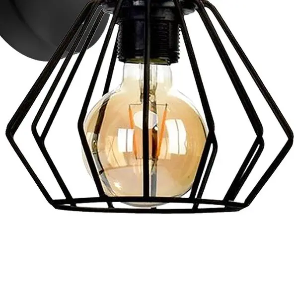 Milagro MLP6250 ULF BLACK/WOOD аплик 1xE27 60W