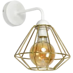 Milagro MLP6265 LUPO WHITE/GOLD аплик 1xE27