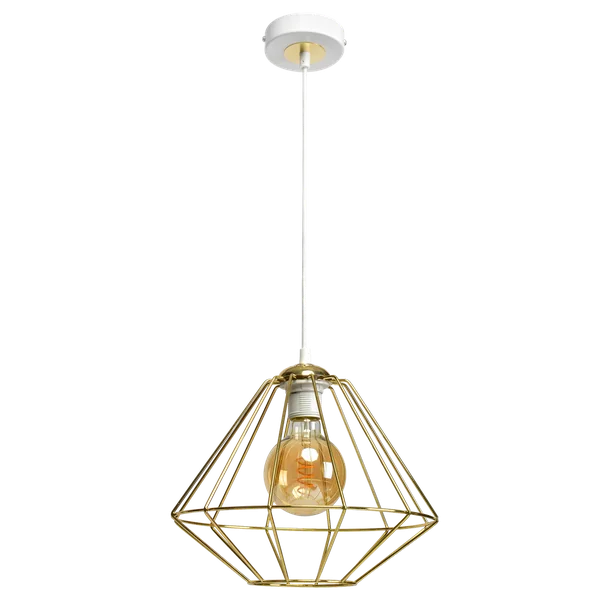 Milagro MLP6266 Висяща лампа LUPO WHITE/GOLD 1xE27