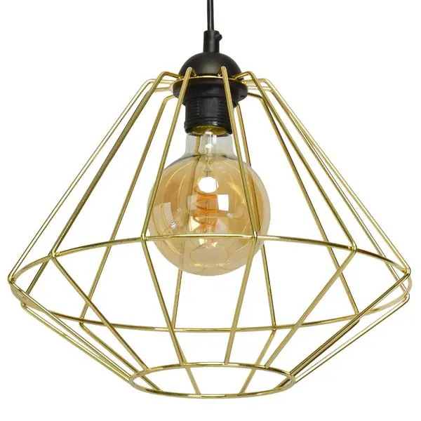 Milagro MLP6270 Висяща лампа LUPO BLACK/GOLD 1xE27
