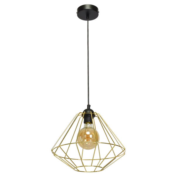 Milagro MLP6270 Висяща лампа LUPO BLACK/GOLD 1xE27