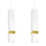 Milagro MLP6276 Висяща лампа VIDAR WHITE/GOLD 3xGU10
