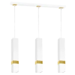 Milagro MLP6276 Висяща лампа VIDAR WHITE/GOLD 3xGU10