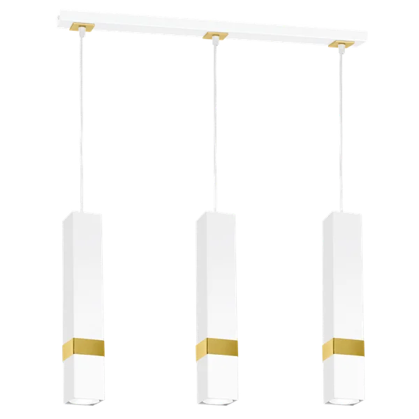 Milagro MLP6276 Висяща лампа VIDAR WHITE/GOLD 3xGU10