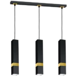 Milagro MLP6280 Висяща лампа VIDAR BLACK/GOLD 3xGU10