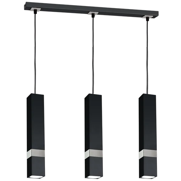 Milagro MLP6288 Висяща лампа VIDAR BLACK/CHROME 3xGU10