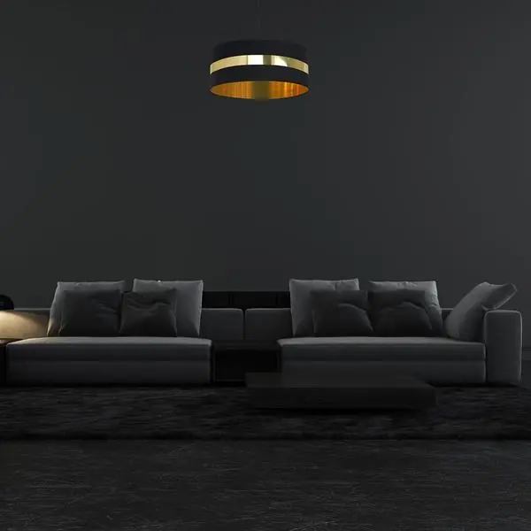 Milagro MLP6318 PALMIRA BLACK / GOLD висяща лампа 1xE27 60W