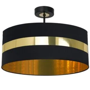 Milagro MLP6319 PALMIRA BLACK / GOLD Плафониера 1xE27