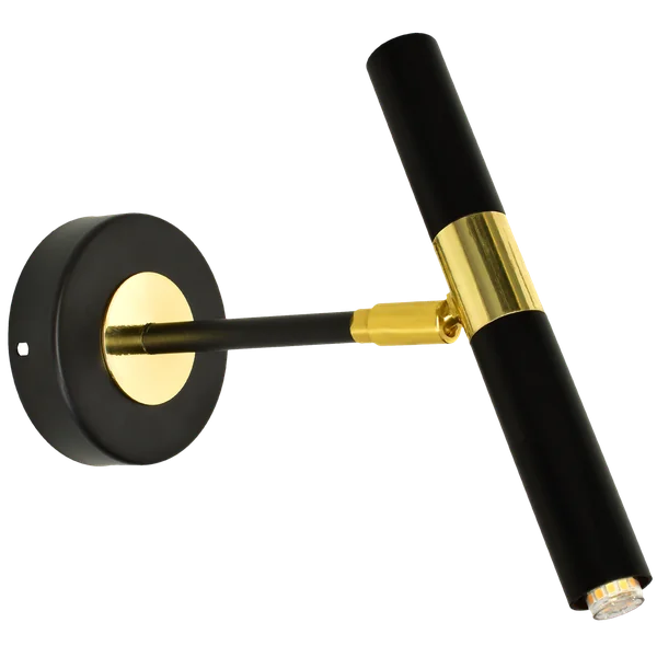 Milagro MLP6332 MONZA BLACK/GOLD 1xG9 8W аплик