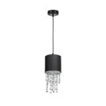 Milagro MLP6429 ALMERIA BLACK/CHROME висяща лампа 1xE27