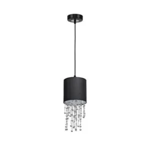 Milagro MLP6429 ALMERIA BLACK/CHROME висяща лампа 1xE27