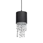 Milagro MLP6429 ALMERIA BLACK/CHROME висяща лампа 1xE27