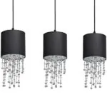 Milagro MLP64300 ALMERIA BLACK/CHROME висяща лампа 3xE27