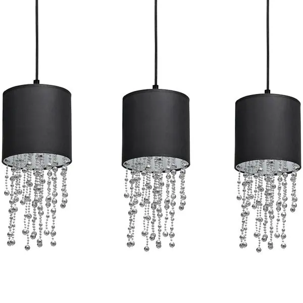 Milagro MLP64300 ALMERIA BLACK/CHROME висяща лампа 3xE27