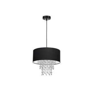 Milagro MLP6431 ALMERIA BLACK/CHROME висяща лампа 1xE27