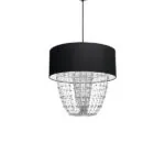 Milagro MLP6432 ALMERIA BLACK/CHROME висяща лампа 1xE27