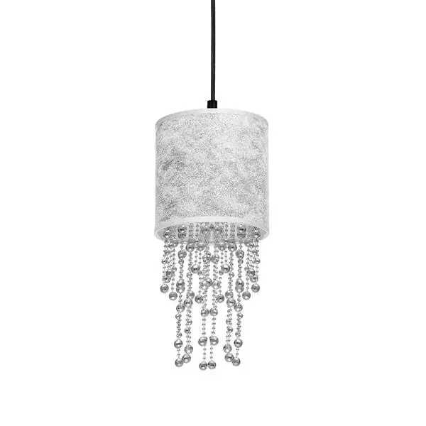 Milagro MLP6434 ALMERIA SILVER/BLACK висяща лампа 1xE27