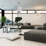 Milagro MLP6437 ALMERIA SILVER/BLACK висяща лампа 1xE27