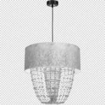Milagro MLP6437 ALMERIA SILVER/BLACK висяща лампа 1xE27