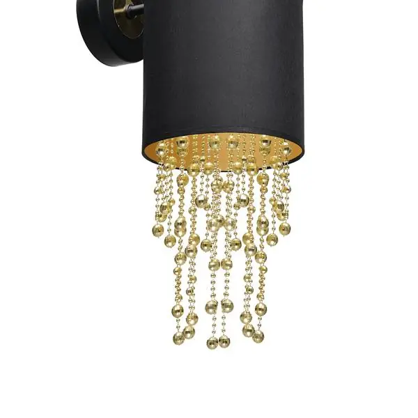 Milagro MLP6438 ALMERIA BLACK/GOLD аплик 1xE27