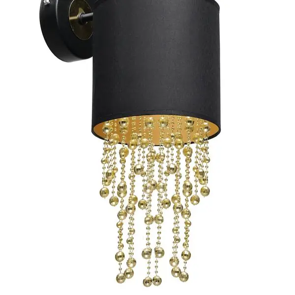 Milagro MLP6438 ALMERIA BLACK/GOLD аплик 1xE27