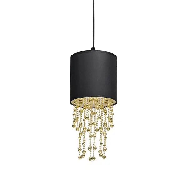 Milagro MLP6439 Висяща лампа ALMERIA BLACK/GOLD 1xE27