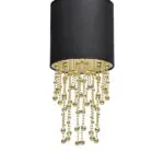Milagro MLP6439 Висяща лампа ALMERIA BLACK/GOLD 1xE27