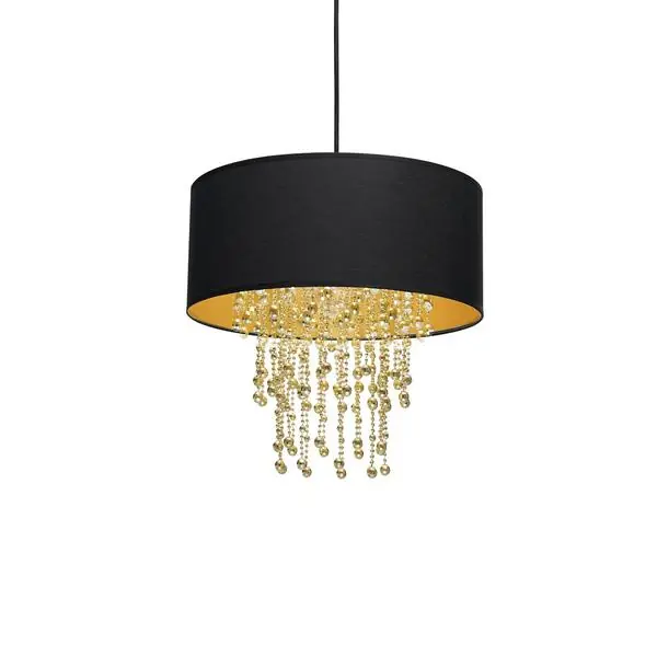 Milagro MLP6441 Висяща лампа ALMERIA BLACK/GOLD 1xE27