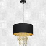 Milagro MLP6441 Висяща лампа ALMERIA BLACK/GOLD 1xE27