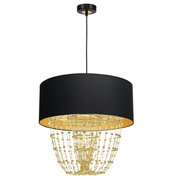 Milagro MLP6442 Висяща лампа ALMERIA BLACK/GOLD 1xE27