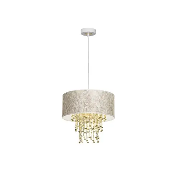 Milagro MLP6446 Висяща лампа ALMERIA WHITE/GOLD 1xE27