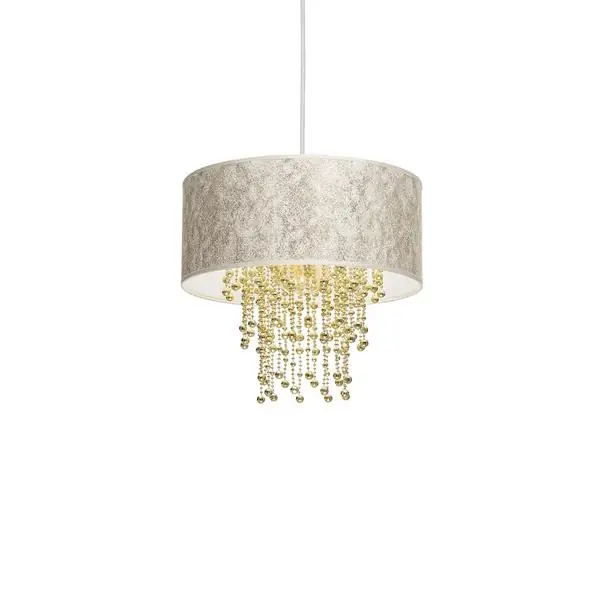 Milagro MLP6446 Висяща лампа ALMERIA WHITE/GOLD 1xE27