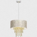 Milagro MLP6446 Висяща лампа ALMERIA WHITE/GOLD 1xE27