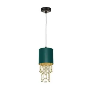 Milagro MLP6449 ALMERIA GREEN/GOLD висяща лампа 1xE27