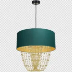 Milagro MLP6452 ALMERIA GREEN/GOLD висяща лампа 1xE27