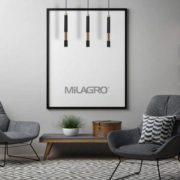 Milagro MLP6547 Висяща лампа DALLAS GOLD 3x miniGU10